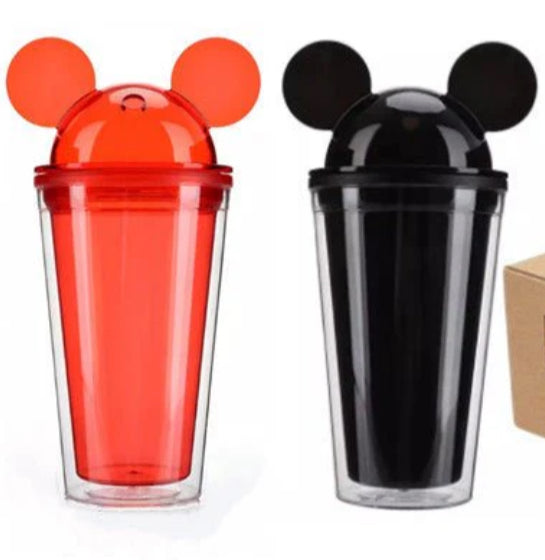 16oz Mouse ears double walled acrylic cup (NOT SNOW GLOBES)