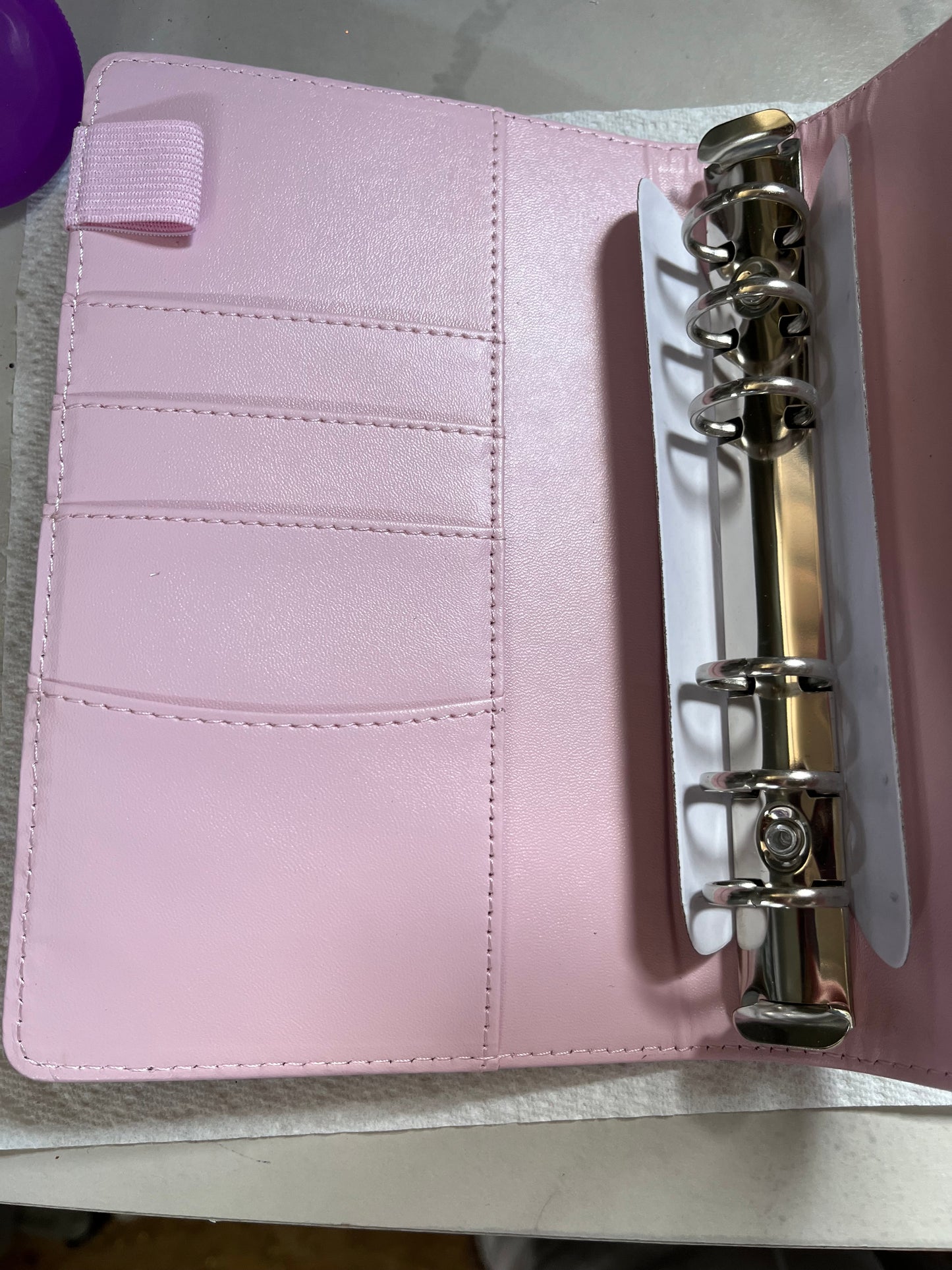 Budget Binder with zip wallets