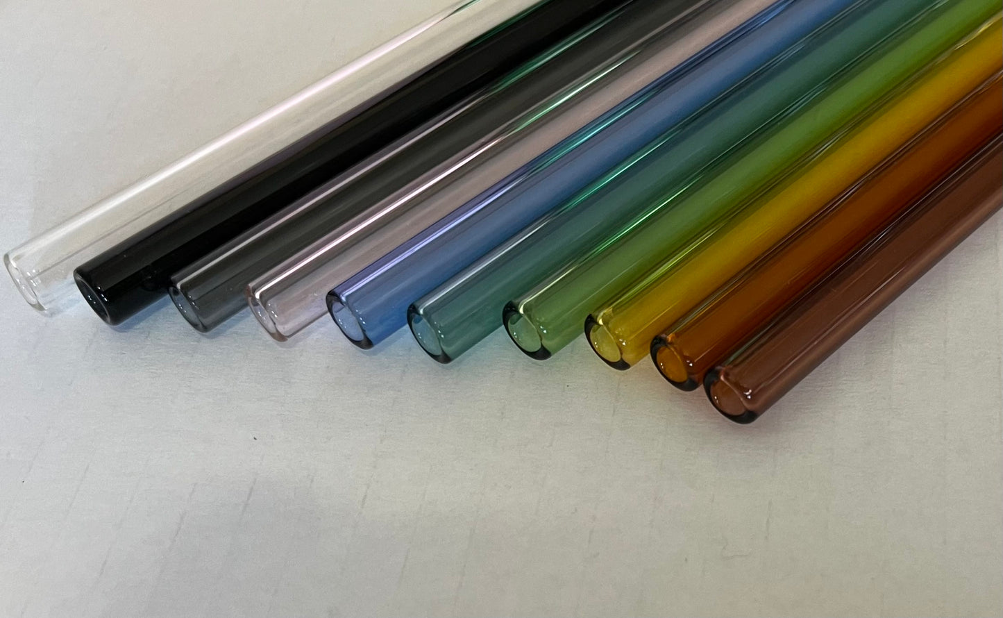 Glass straws
