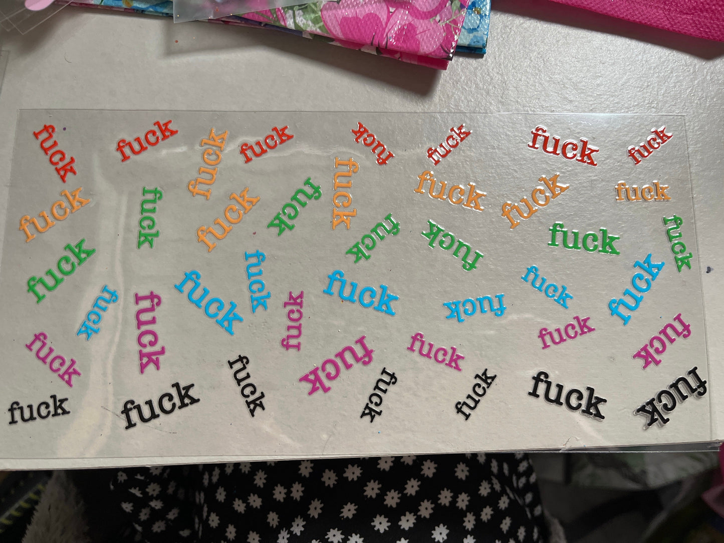 Wraps - Sweary/18+