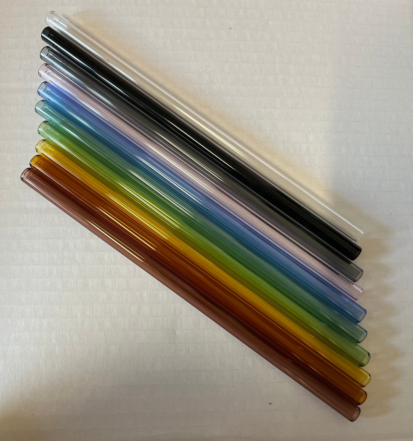 Glass straws
