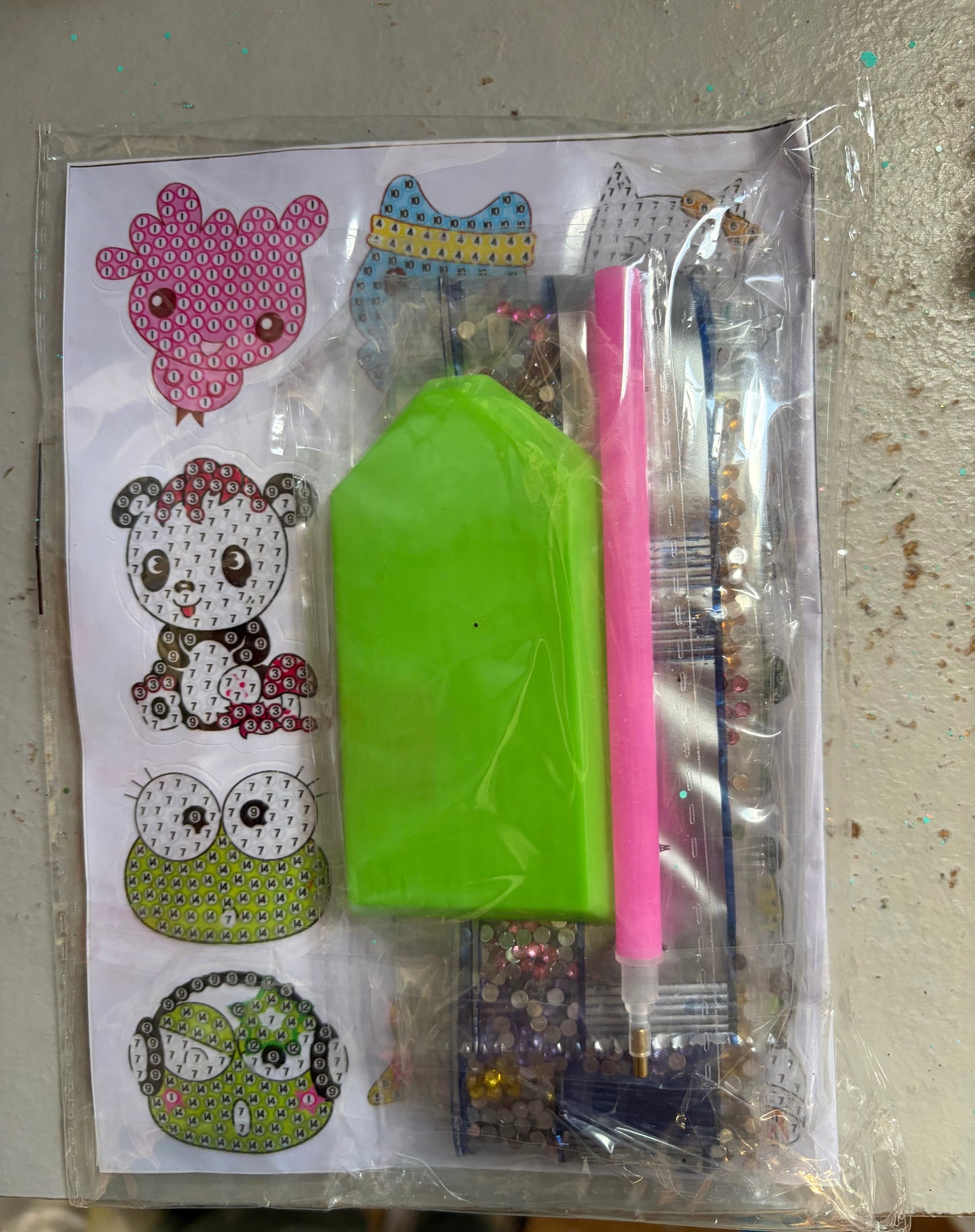 Diamond painting stickers