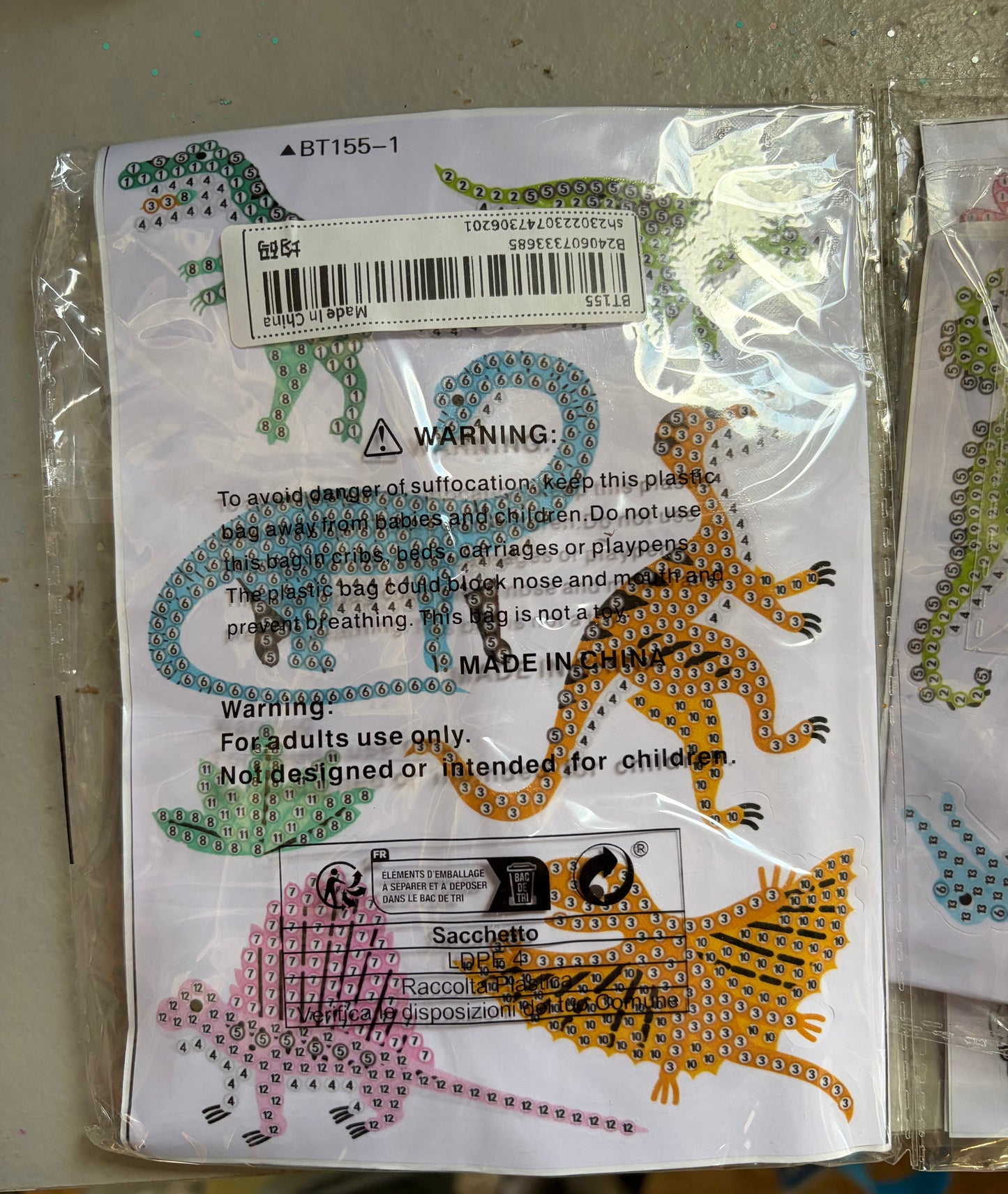 Diamond painting stickers
