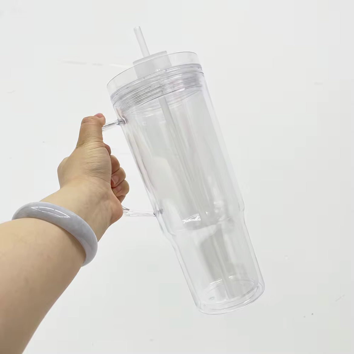 NEW 40oz snowglobe acrylic tumbler