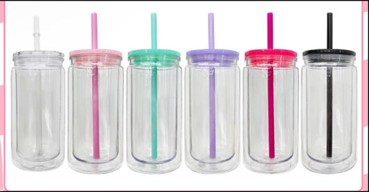 20oz acrylic snow globe cup (16oz internally)